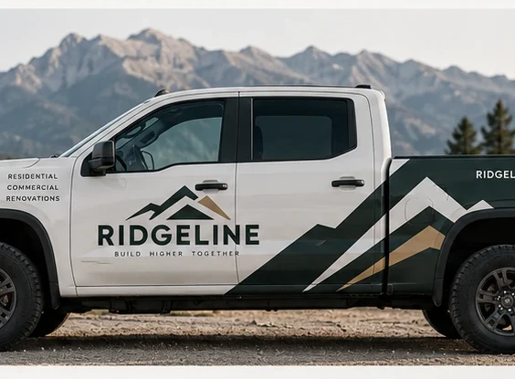 Ridgeline brand application concept