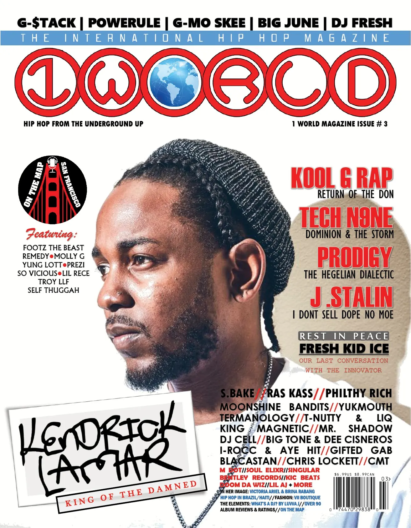 1World Magazine editorial design